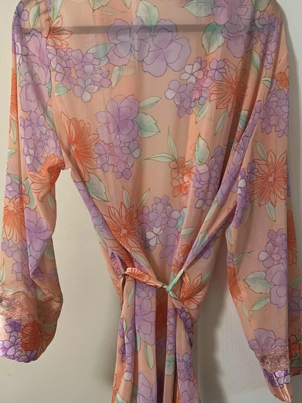 Floral Robe Size L - Picture 3 of 3